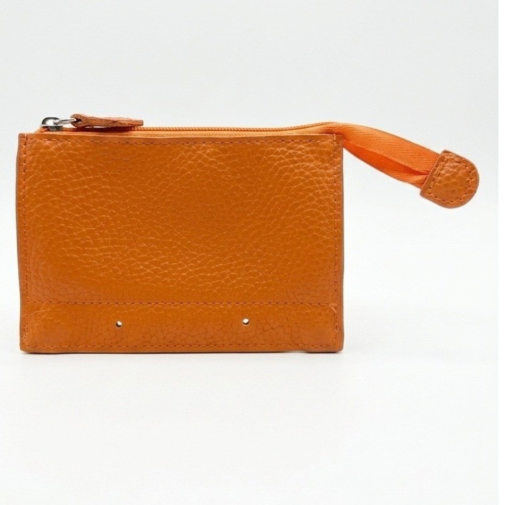 Trish McEvoy Makeup Planner‎ Faux Leather Replacement Pouch Orange 5x3 Retired
